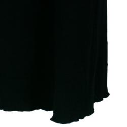 Pre Owned Lanvin Black Maxi Skirt L