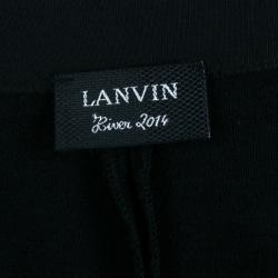 Pre Owned Lanvin Black Maxi Skirt L