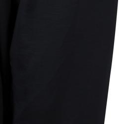 Pre Owned Lanvin Black Draped Harem Pants M