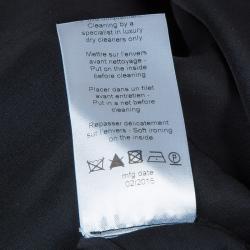 Pre Owned Lanvin Black Draped Harem Pants M