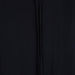 Pre Owned Lanvin Navy Blue Draped Kaftan Dress L