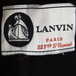 Pre Owned Lanvin Black Cashmere Long Sleeve Shrug M