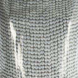 Pre Owned Lanvin Metallic Lurex Silk Sleeveless Sheer Top M