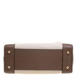 مملوكة مسبقًا Loewe Beige/Brown Leather Amazona 36 Tote