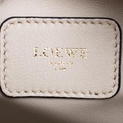 مملوكة مسبقًا Loewe Beige/Brown Leather Amazona 36 Tote