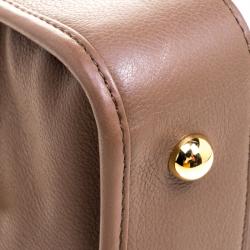 مملوكة مسبقًا Loewe Beige/Brown Leather Amazona 36 Tote