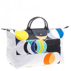 Longchamp Multicolor Printed Nylon Le Pliage Tote