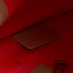 Pre Owned Longchamp Beige Leather Le Pliage Heritage Tote