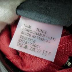 Pre Owned Longchamp Black Patent Leather Legende Verni Crossbody Bag