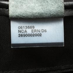 Pre Owned Longchamp Dark Brown Nylon Travel Bag