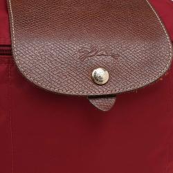 Longchamp Red Nylon Le Pliage Backpack