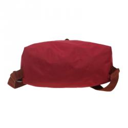 Longchamp Red Nylon Le Pliage Backpack
