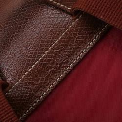 Longchamp Red Nylon Le Pliage Backpack