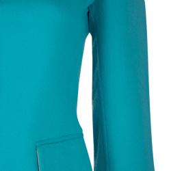 Pre Owned Loro Piana Turquoise Cashmere Blazer S
