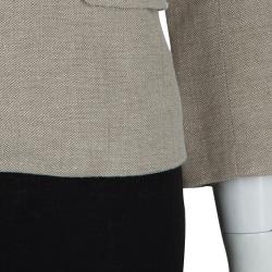 Pre Owned Loro Piana Beige Linen Blazer S