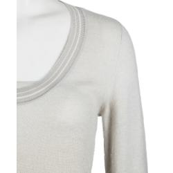 Pre Owned Loro Piana Cashmere Grey Long Sleeve Sweater M