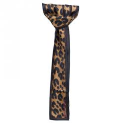 مملوكة مسبقًا وشاح لوي فيتون بني بنقشة الفهد