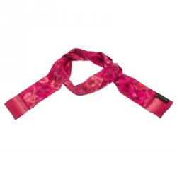 مملوكة مسبقًا Louis Vuitton Rose Indien Summer Ikat Silk Bandeau