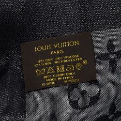 Pre Owned Louis Vuitton Black Monogram Shine Shawl