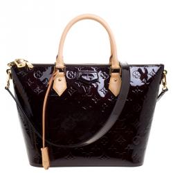 Louis Vuitton Beige Monogram Vernis Montebello Mm 2way Tote Bag With Strap