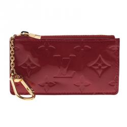 Louis Vuitton Red Monogram Vernis Coin Pouch