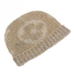 Louis Vuitton Monogram LV Beanie, Beige