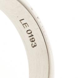 Pre Owned Louis Vuitton Love Letter Timeless Ring Set Size 50.5