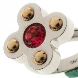 Pre Owned Louis Vuitton Love Letter Timeless Ring Set Size 54