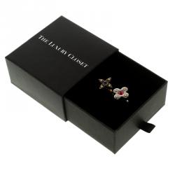 Pre Owned Louis Vuitton Love Letter Timeless Ring Set Size 54