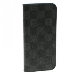 مملوكة مسبقًا Louis Vuitton Damier Graphite Canvas iPhone 6 Folio Case