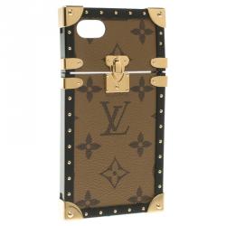 Pre Owned Louis Vuitton Monogram Reverse Canvas Eye Trunk iPhone 7 Case