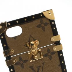 Pre Owned Louis Vuitton Monogram Reverse Canvas Eye Trunk iPhone 7 Case
