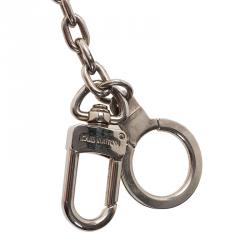 مملوكة مسبقًا Louis Vuitton Silver Logo Key Chain