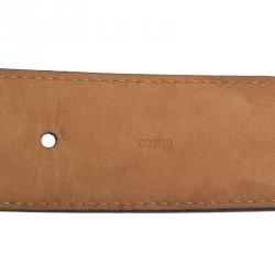 Pre Owned Louis Vuitton Monogram Canvas Initiales Belt 80CM