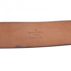 Pre Owned Louis Vuitton Damier Ebene Trunks and Bags Belt 90CM