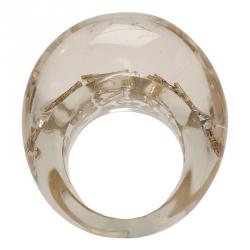 مملوكة مسبقًا Louis Vuitton Inclusion Transparant Resin Ring