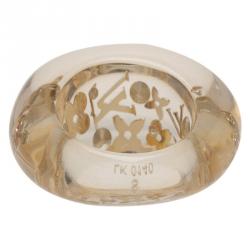مملوكة مسبقًا Louis Vuitton Inclusion Transparant Resin Ring