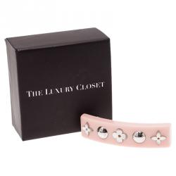Louis Vuitton Inclusion Pink Resin Hairclip