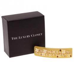 Louis Vuitton Inclusion Yellow Resin Hairclip