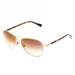 Pre Owned Louis Vuitton Gold Conspiration Pilote Aviators