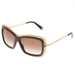 Pre Owned Louis Vuitton Brown Poppy Square Sunglasses