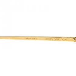 Pre Owned Louis Vuitton Brown Poppy Square Sunglasses