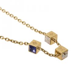 مملوكة مسبقًا Louis Vuitton Gamble Gold Tone Necklace