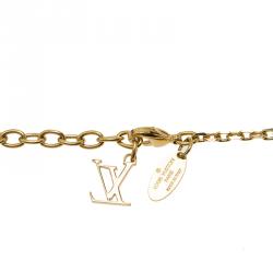 مملوكة مسبقًا Louis Vuitton Gamble Gold Tone Necklace