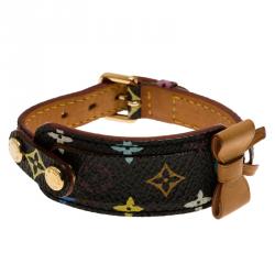 Louis Vuitton, Accessories, Louis Vuitton Porte Adresse Bracelet Ribbon  Monogram Brown