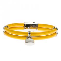 مملوكة مسبقًا سوار لوي فيتون كيب إت توايس بدلاية قفل جلد أصفر مقاس 17 سم