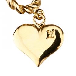 Pre Owned Louis Vuitton Love Letter Timeless Earrings Set