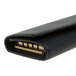 مملوكة مسبقًا Louis Vuitton Black Epi Leather 4 Keys Holder