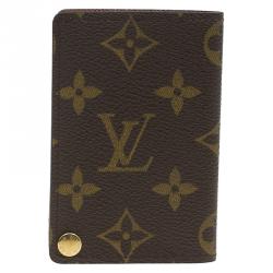 Pre Owned Louis Vuitton Monogram Canvas Card Holder