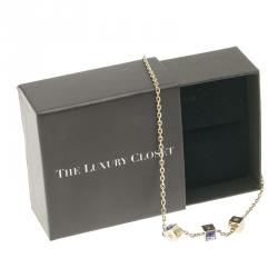 Pre Owned Louis Vuitton Gamble Gold Tone Necklace